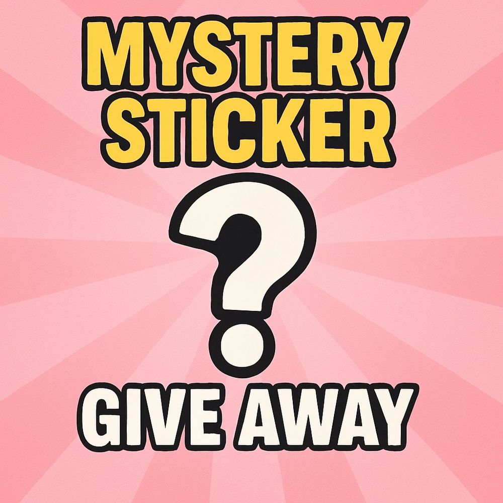 Mystery Sticker Pack Giveaway!!!